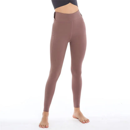 Be Seen and Stay Stylish: Elastic Reflective High Waisted Leggings