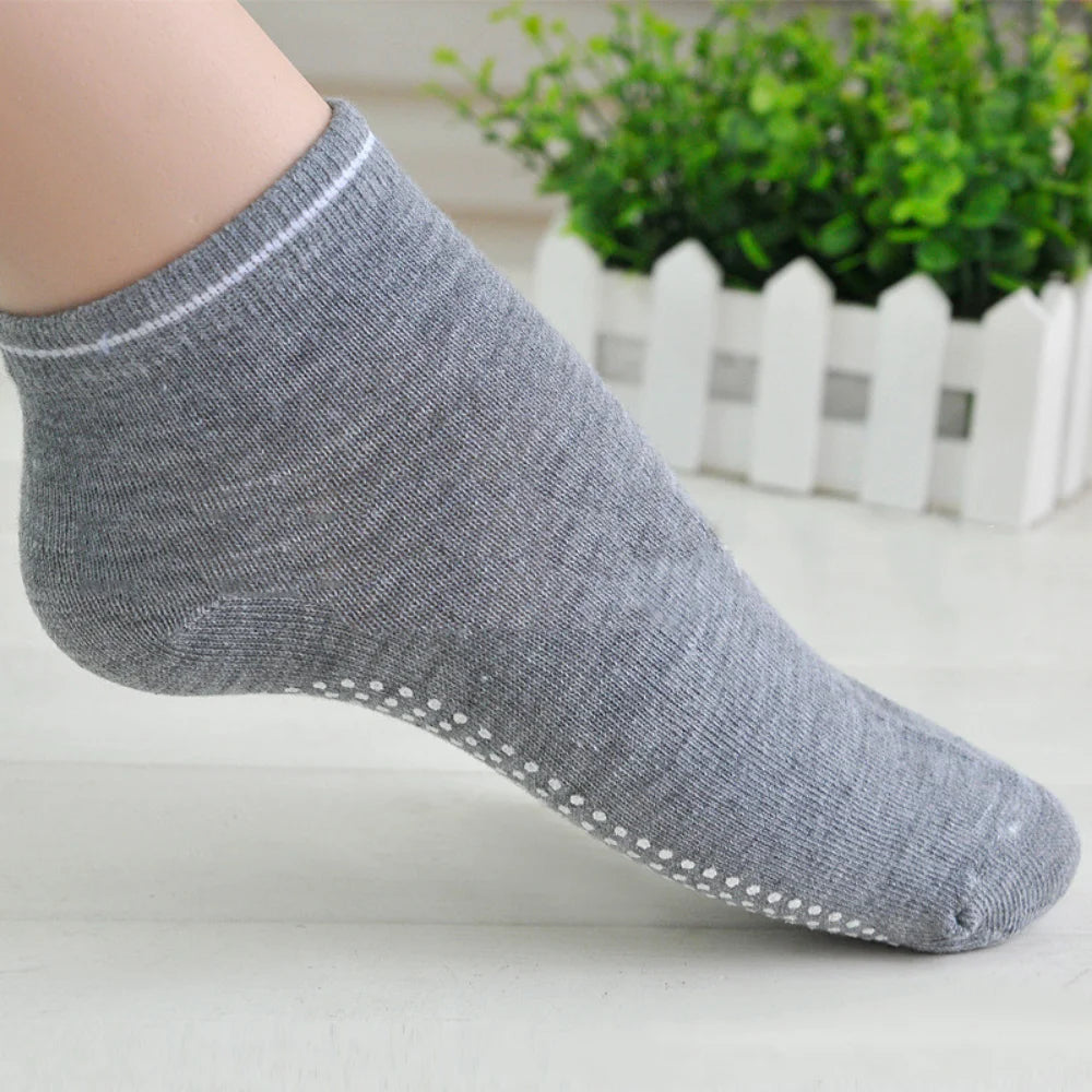 Anti-Slip Cotton Socks - Breathable and Elastic
